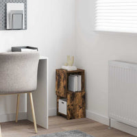 Mobile angolare Bianco 25,5x25x55cm Legno multistrato 889825