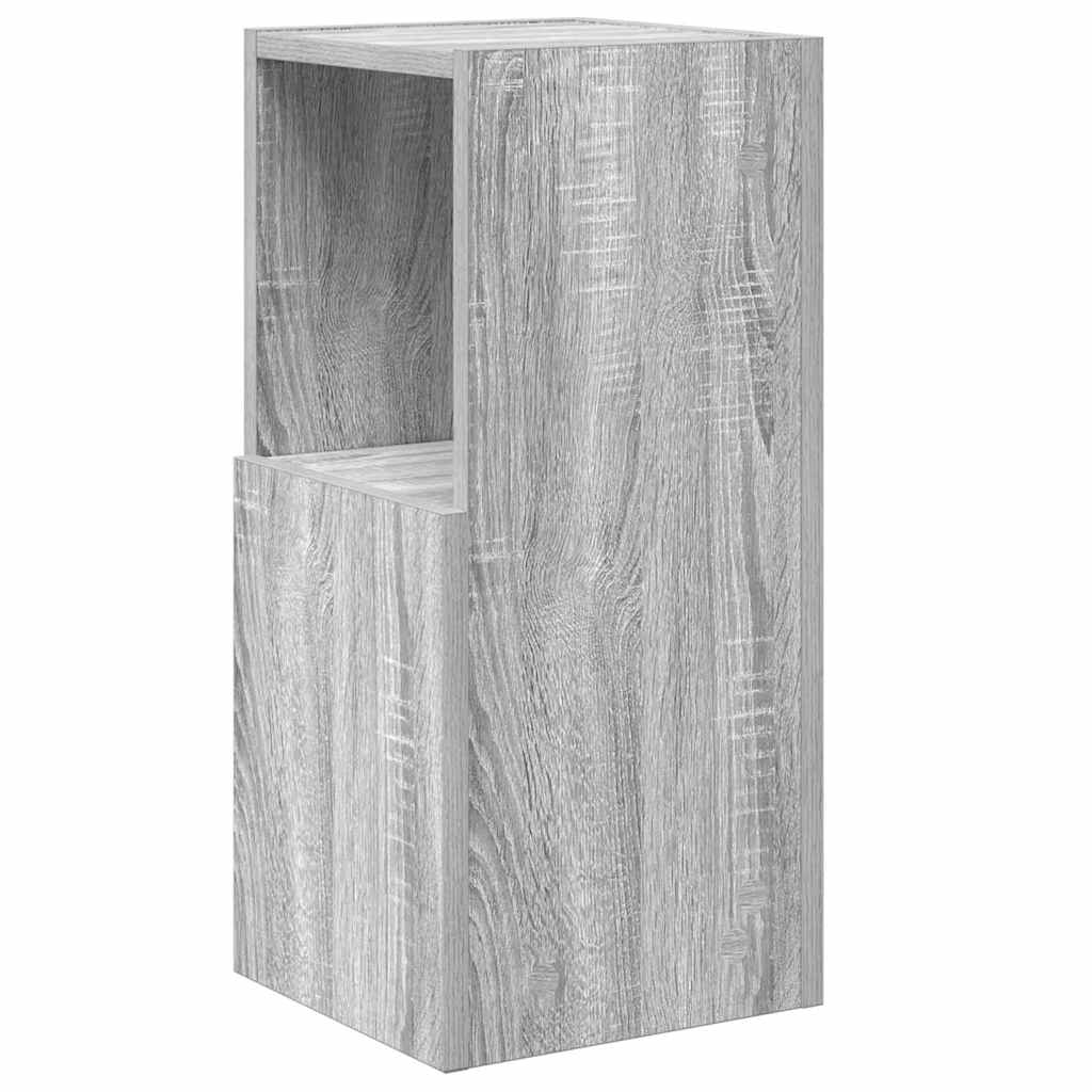 Mobile angolare Bianco 25,5x25x55cm Legno multistrato 889826