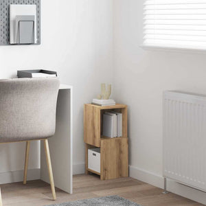 Mobile angolare Bianco 25,5x25x55cm Legno multistrato 889828