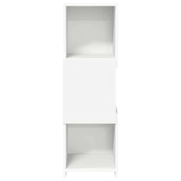 Mobile angolare Bianco 30,5x30x95cm Legno multistrato 889829