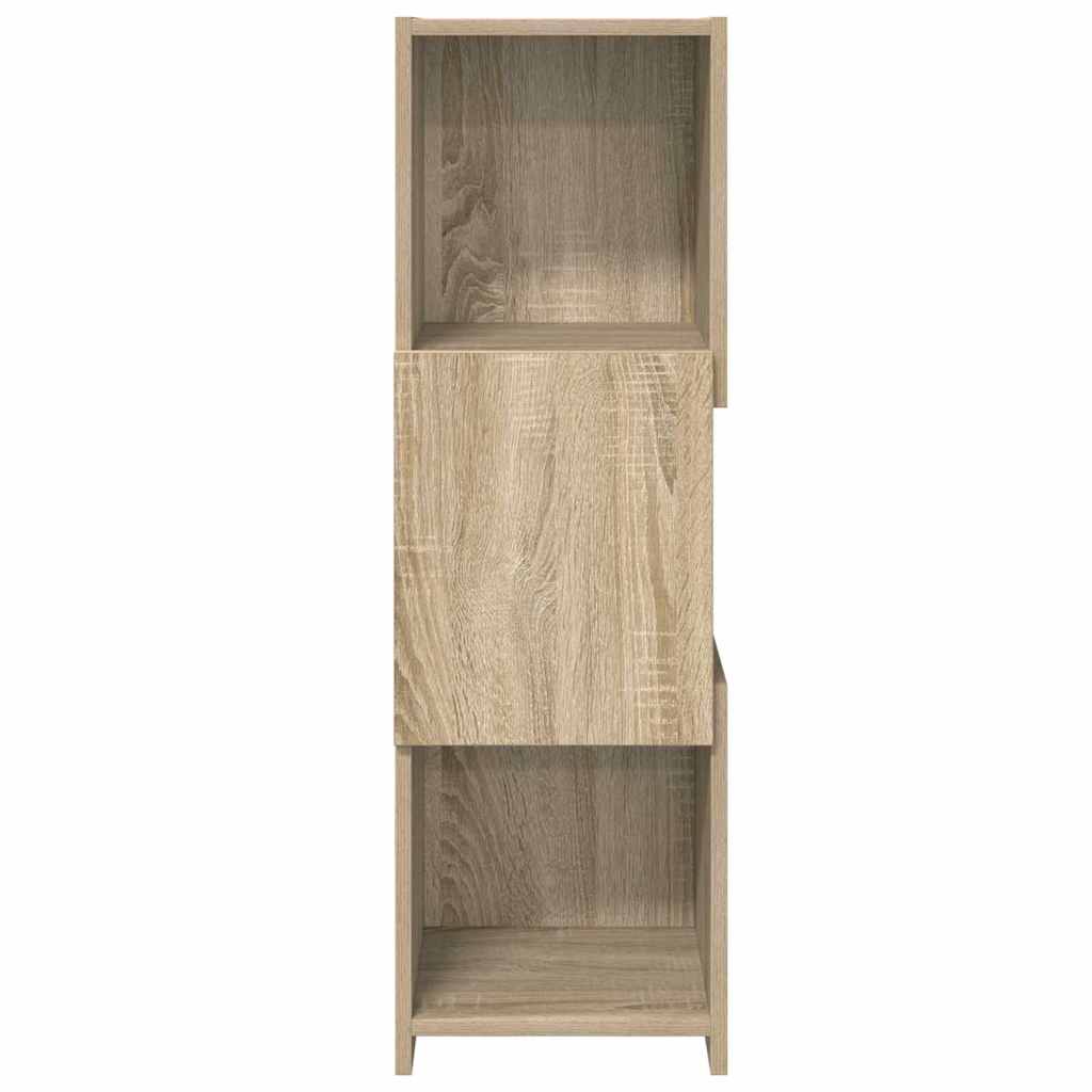 Mobile angolare Bianco 30,5x30x95cm Legno multistrato 889831