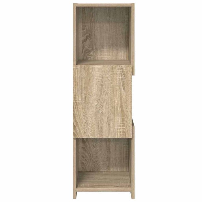 Mobile angolare Bianco 30,5x30x95cm Legno multistrato 889831
