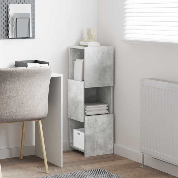 Mobile angolare Bianco 30,5x30x95cm Legno multistrato 889832