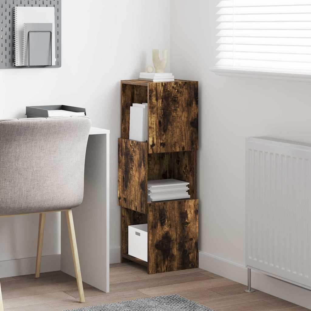 Mobile angolare Bianco 30,5x30x95cm Legno multistrato 889833