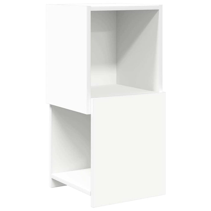 Mobile angolare Bianco 30,5x30x65cm Legno multistrato 889837