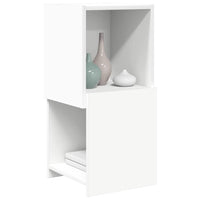 Mobile angolare Bianco 30,5x30x65cm Legno multistrato 889837