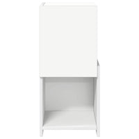 Mobile angolare Bianco 30,5x30x65cm Legno multistrato 889837