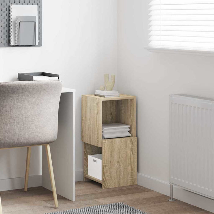 Mobile angolare Bianco 30,5x30x65cm Legno multistrato 889839