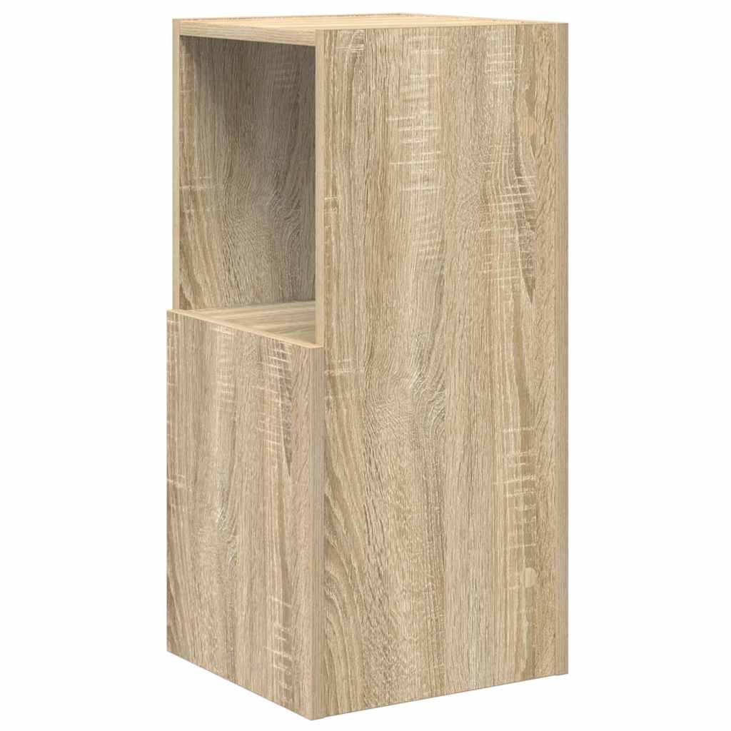 Mobile angolare Bianco 30,5x30x65cm Legno multistrato 889839
