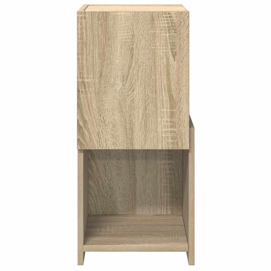 Mobile angolare Bianco 30,5x30x65cm Legno multistrato 889839