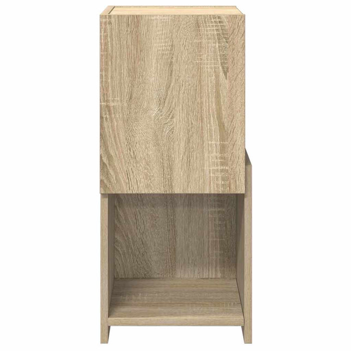 Mobile angolare Bianco 30,5x30x65cm Legno multistrato 889839