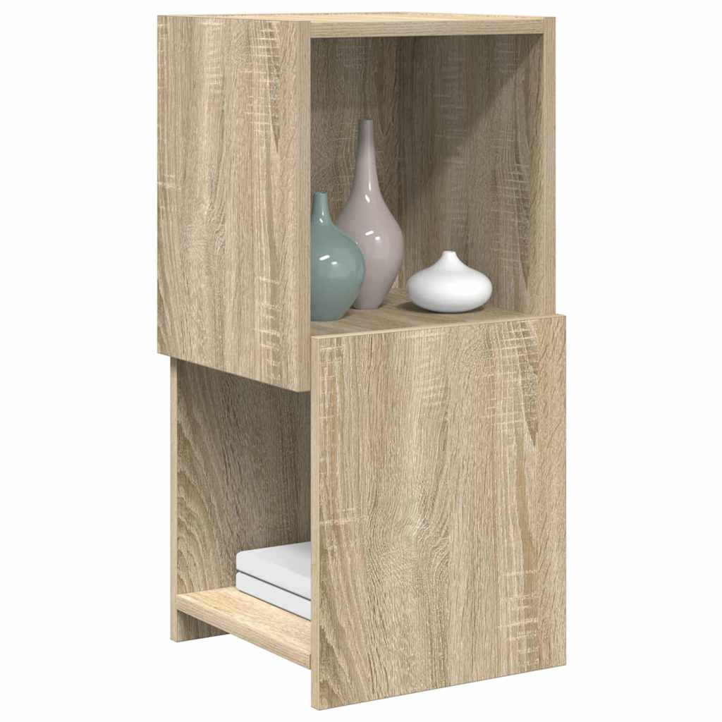 Mobile angolare Bianco 30,5x30x65cm Legno multistrato 889839