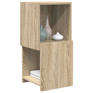 Mobile angolare Bianco 30,5x30x65cm Legno multistrato 889839