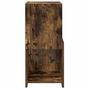 Mobile angolare Bianco 30,5x30x65cm Legno multistrato 889841