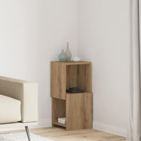 Mobile angolare Bianco 30,5x30x65cm Legno multistrato 889844