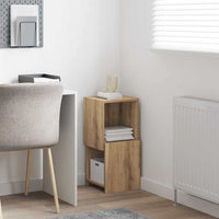 Mobile angolare Bianco 30,5x30x65cm Legno multistrato 889844