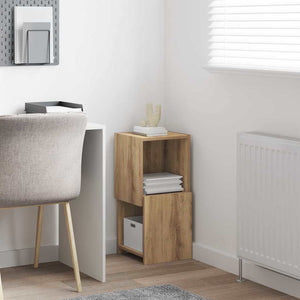 Mobile angolare Bianco 30,5x30x65cm Legno multistrato 889844