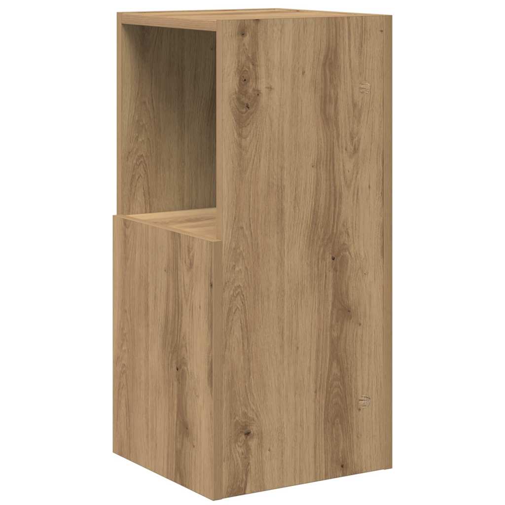 Mobile angolare Bianco 30,5x30x65cm Legno multistrato 889844