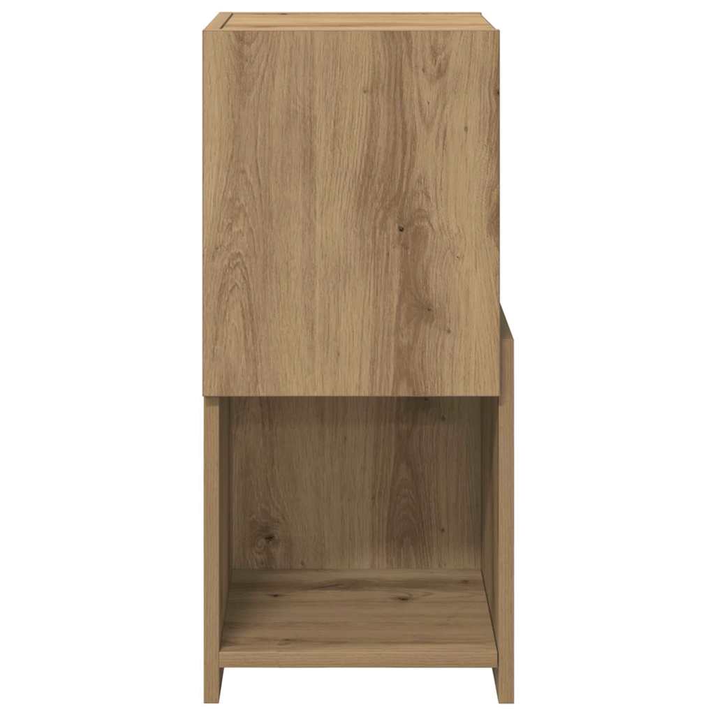 Mobile angolare Bianco 30,5x30x65cm Legno multistrato 889844