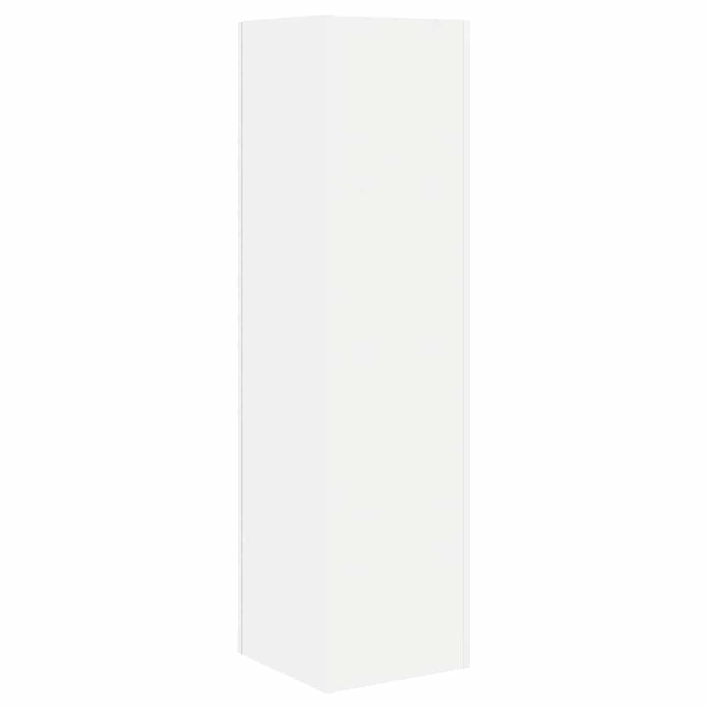 Mobile angolare Bianco 27,5x27x102cm Legno multistrato 889845