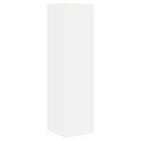 Mobile angolare Bianco 27,5x27x102cm Legno multistrato 889845