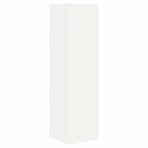 Mobile angolare Bianco 27,5x27x102cm Legno multistrato 889845