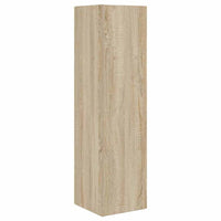 Mobile angolare Bianco 27,5x27x102cm Legno multistrato 889847