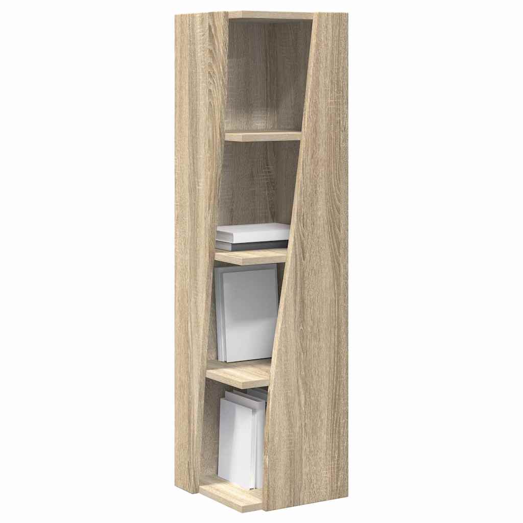 Mobile angolare Bianco 27,5x27x102cm Legno multistrato 889847