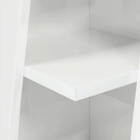 Mobile angolare Bianco 27,5x27x102cm Legno multistrato 889849