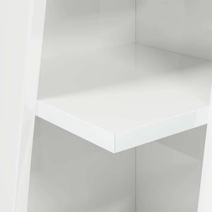 Mobile angolare Bianco 27,5x27x102cm Legno multistrato 889849