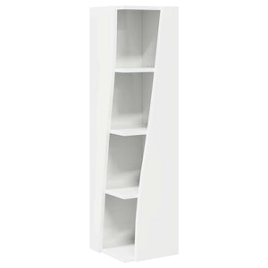 Mobile angolare Bianco 27,5x27x102cm Legno multistrato 889849