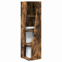 Mobile angolare Bianco 27,5x27x102cm Legno multistrato 889850