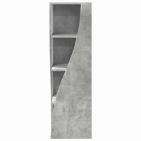 Mobile angolare Bianco 32x32x102cm Legno multistrato 889858