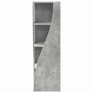 Mobile angolare Bianco 32x32x102cm Legno multistrato 889858