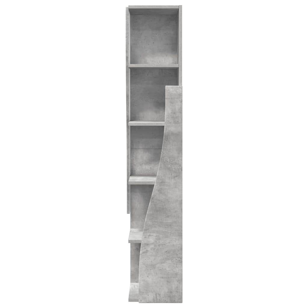 Mobile angolare Bianco 27,5x27x140cm Legno multistrato 889868