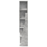 Mobile angolare Bianco 27,5x27x140cm Legno multistrato 889868