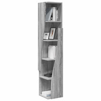 Mobile angolare Bianco 27,5x27x140cm Legno multistrato 889871