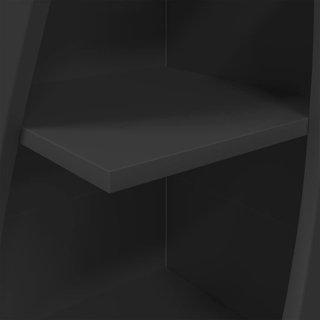 Mobile angolare Bianco 32x32x140cm Legno multistrato 889876