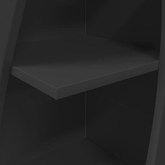 Mobile angolare Bianco 32x32x140cm Legno multistrato 889876