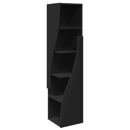 Mobile angolare Bianco 32x32x140cm Legno multistrato 889876