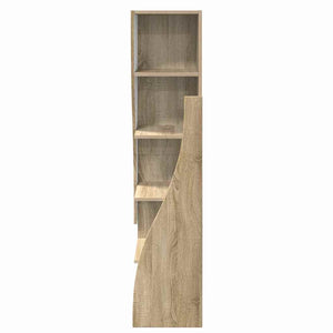 Mobile angolare Bianco 32x32x140cm Legno multistrato 889877