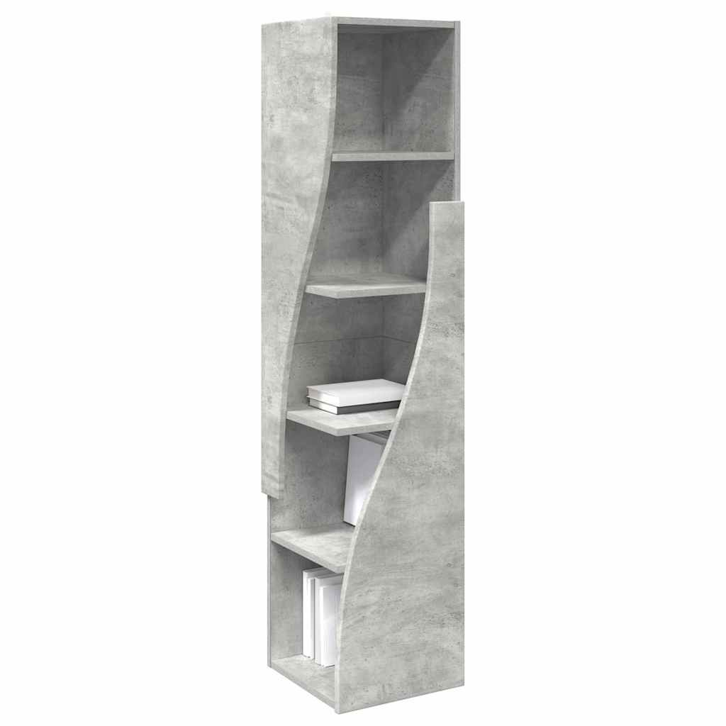 Mobile angolare Bianco 32x32x140cm Legno multistrato 889878