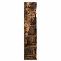 Mobile angolare Bianco 32x32x140cm Legno multistrato 889880