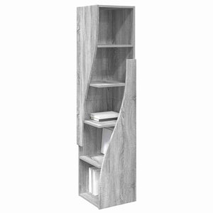 Mobile angolare Bianco 32x32x140cm Legno multistrato 889881