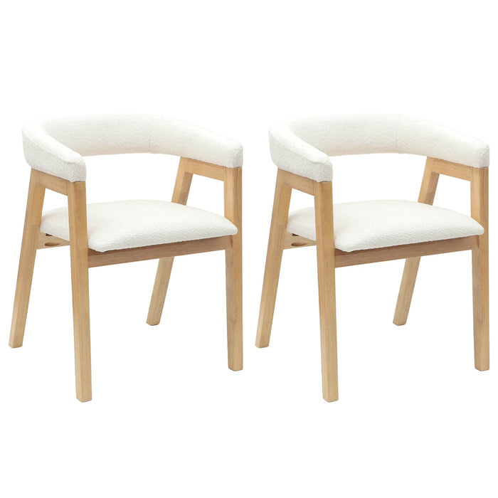 Sedie da pranzo 2 pcs Naturale 54 x 57 x 73 cm 42020428