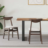 Sedie da pranzo 2 pcs Marrone Chiaro 42 x 47.5 x 81 cm 42020429