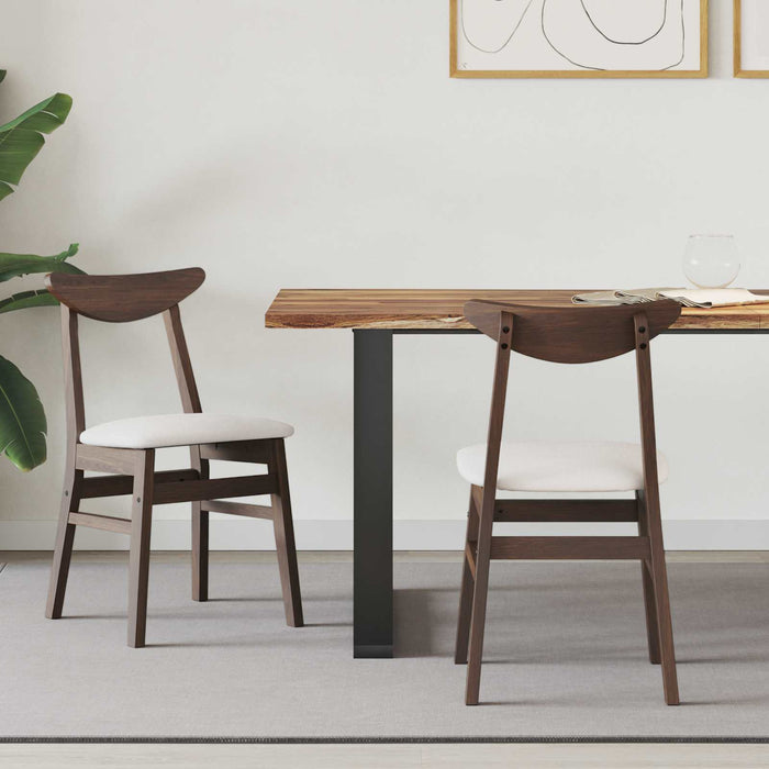 Sedie da pranzo 2 pcs Marrone Chiaro 42 x 47.5 x 81 cm 42020429