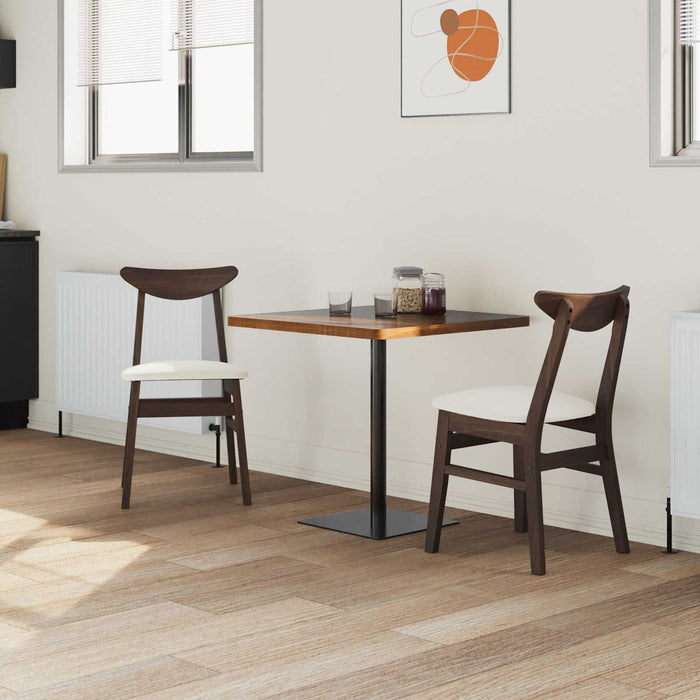 Sedie da pranzo 2 pcs Marrone Chiaro 42 x 47.5 x 81 cm 42020429