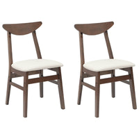 Sedie da pranzo 2 pcs Marrone Chiaro 42 x 47.5 x 81 cm 42020429