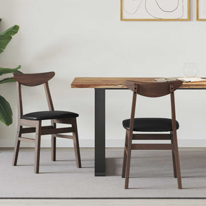 Sedie da pranzo 2 pcs Marrone Chiaro 42 x 47.5 x 81 cm 42020430